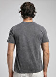 Lee Cooper Yuvarlak Yaka Antrasit Erkek T-Shirt 252 LCM 242019 NEW ANTRASİT