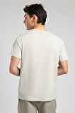 Elvis Erkek O Yaka T-Shirt Taş