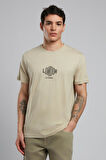 Lev Erkek O Yaka T-Shirt Bej