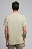 Lev Erkek O Yaka T-Shirt Bej