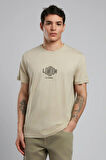 Lev Erkek O Yaka T-Shirt Bej