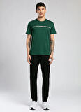 Lee Cooper Yuvarlak Yaka Zümrüt Yeşili Erkek T-Shirt 252 LCM 242023 STEW ZÜMRÜT