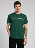 Lee Cooper Yuvarlak Yaka Zümrüt Yeşili Erkek T-Shirt 252 LCM 242023 STEW ZÜMRÜT