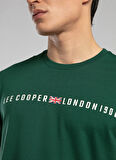 Lee Cooper Yuvarlak Yaka Zümrüt Yeşili Erkek T-Shirt 252 LCM 242023 STEW ZÜMRÜT
