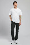 Andrea Erkek O Yaka T-Shirt Beyaz