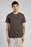 Mattias Erkek O Yaka T-Shirt Kahverengi