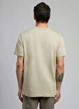 Lee Cooper Yuvarlak Yaka Bej Erkek T-Shirt 252 LCM 242038 MARK BEJ