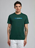 Lee Cooper Yuvarlak Yaka Zümrüt Yeşili Erkek T-Shirt 252 LCM 242039 EMBER ZÜMRÜT