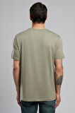 Gavino Erkek O Yaka T-Shirt Haki