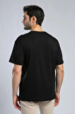 Faina Erkek O Yaka T-Shirt Siyah