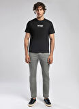 Lee Cooper Yuvarlak Yaka Siyah Erkek T-Shirt 252 LCM 242056 PIO SİYAH