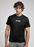 Lee Cooper Yuvarlak Yaka Siyah Erkek T-Shirt 252 LCM 242056 PIO SİYAH