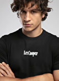 Lee Cooper Yuvarlak Yaka Siyah Erkek T-Shirt 252 LCM 242056 PIO SİYAH