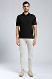 Jody Erkek Polo Yaka T-Shirt Siyah