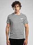 Lee Cooper Yuvarlak Yaka Siyah Erkek T-Shirt 252 LCM 242064 EDDY EKRU-SİYAH