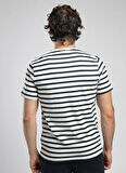 Lee Cooper Yuvarlak Yaka Siyah Erkek T-Shirt 252 LCM 242064 EDDY EKRU-SİYAH