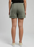 Lee Cooper Standart Bel Rahat Haki Kadın Şort 252 LCF 221012 JULIET HAKİ