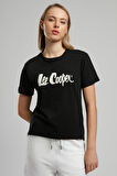 Londonlogo Kadın O Yaka T-Shirt Siyah