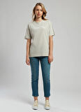 Lee Cooper Klasik Yaka Baskılı Taş Kadın T-Shirt 252 LCF 242005 WAVE TAŞ