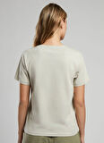 Lee Cooper Bisiklet Yaka Baskılı Taş Kadın T-Shirt 252 LCF 242008 LEICESTER TAŞ