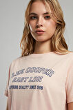 Cosep Kadın O Yaka T-Shirt Pudra