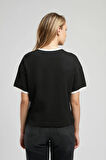 Briana Kadın O Yaka T-Shirt Siyah