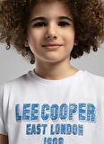 Lee Cooper Baskılı Beyaz Erkek Çocuk T-Shirt 252 LCB 242003