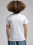Lee Cooper Baskılı Beyaz Erkek Çocuk T-Shirt 252 LCB 242007