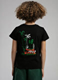 Lee Cooper Baskılı Siyah Erkek Çocuk T-Shirt 252 LCB 242008