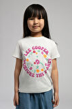 Imelda Kız Çocuk T-Shirt Ekru
