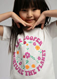 Lee Cooper Baskılı Pudra Kız Çocuk T-Shirt 252 LCG 242001