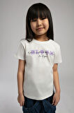 Perth Kız Çocuk T-Shirt Ekru