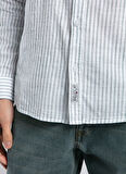 Lee Cooper Slim Fit Mavi Erkek Gömlek 252 LCM 241007 ONESA BEYAZ-MAVİ