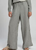 Lee Cooper Standart Bel Straight Siyah - Ekru Kadın Pantolon 252 LCF 221005 REESE SİYAH-EKRU