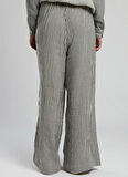 Lee Cooper Standart Bel Straight Siyah - Ekru Kadın Pantolon 252 LCF 221005 REESE SİYAH-EKRU
