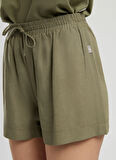 Lee Cooper Standart Bel Rahat Haki Kadın Şort 252 LCF 221007 SARINA HAKİ
