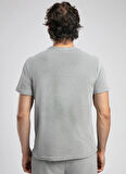 Lee Cooper Yuvarlak Yaka Gri Erkek T-Shirt 252 LCM 242008 NAUL GRİ