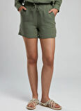 Lee Cooper Standart Bel Rahat Haki Kadın Şort 252 LCF 221008 TRACY HAKİ