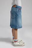 Chester 1 Erkek Çocuk Jean Şort Denim
