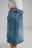 Chester 1 Erkek Çocuk Jean Şort Denim