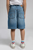 Chester 1 Erkek Çocuk Jean Şort Denim