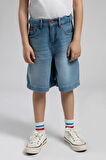 Chester 1 Erkek Çocuk Jean Şort Denim