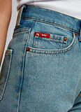 Lee Cooper Yüksek Bel Düz Paça Straight Kadın Denim Pantolon 252 LCF 121001 CLARA LIGHT BLUE