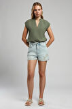 Holly 2 Kadın Jean Şort Denim