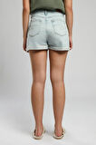 Holly 2 Kadın Jean Şort Denim