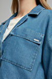 Loren 2 Kadın Jean Ceket Denim