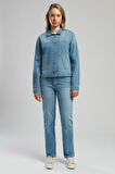 Linda Kadın Jean Ceket Denim