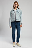 Valery Kadın Jean Ceket Denim