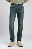Jagger Erkek Jean Pantolon Yeşil