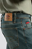 Jagger Erkek Jean Pantolon Yeşil